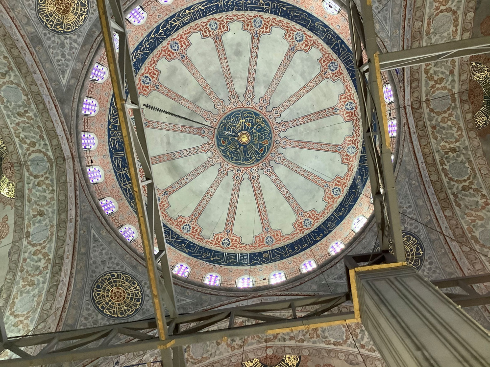 Голубая мечеть на реставрации